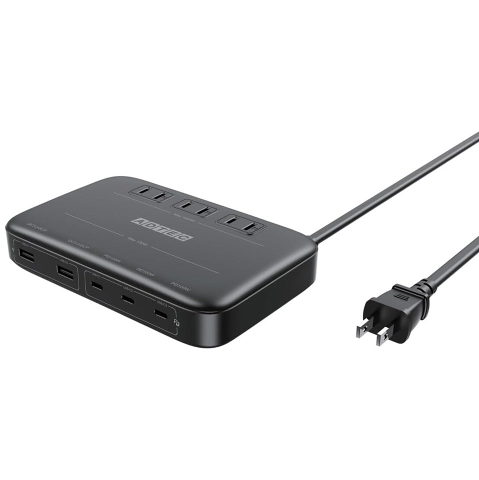 アドテック マルチポート 充電器 130W PD3.0充電器 5ポート(USB-Cx3+USB-Ax2)GaN (窒化ガリウム) 高速充電 ノートパソコン MacBookPro iPhone Android APDT-V130A2C3-BK