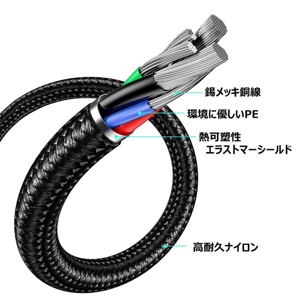 アドテック 1m Type-C ケーブル PD充電対応 60W(20V/3A)対応 USB2.0(480Mbps)急速充電 Switch MacBook Pro/Air Pro Galaxy 等対応 ブラック 【APC-V1006CC-U2-BK】