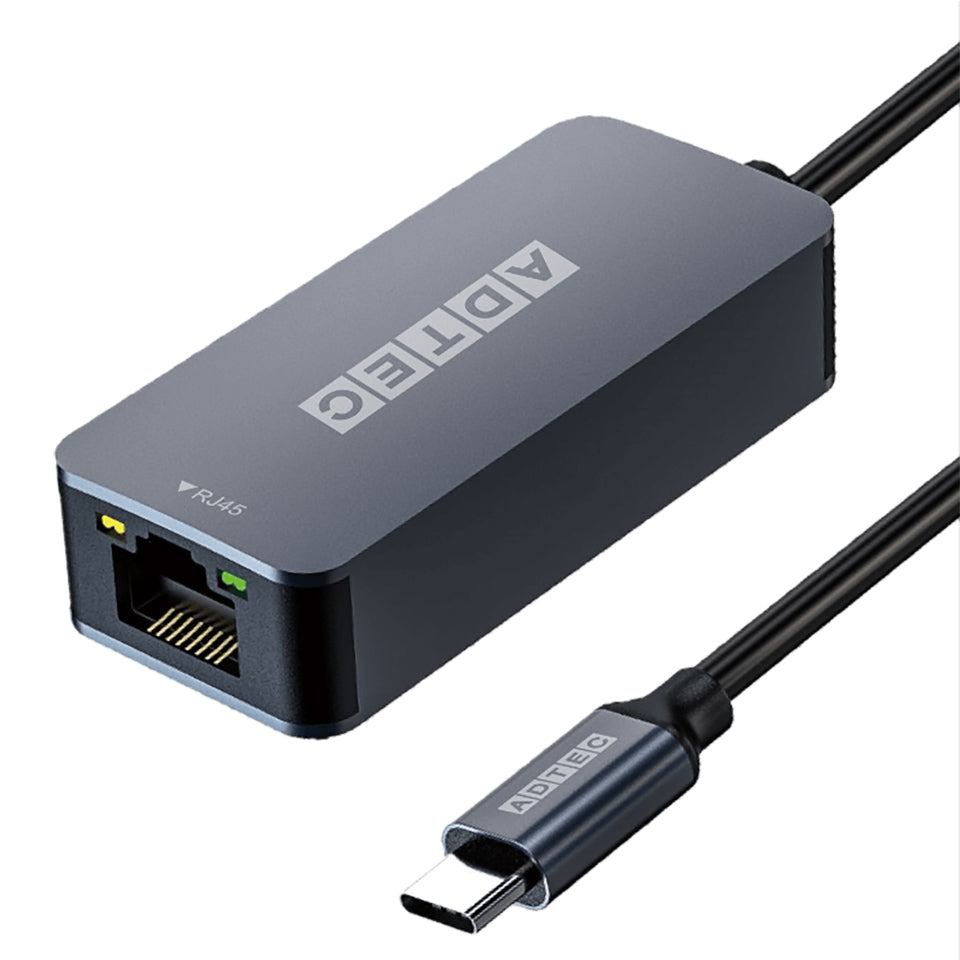 アドテック 2.5Gbps USB-C/RJ45 イーサーネットアダプタ【AUCL-V025G-U31】
