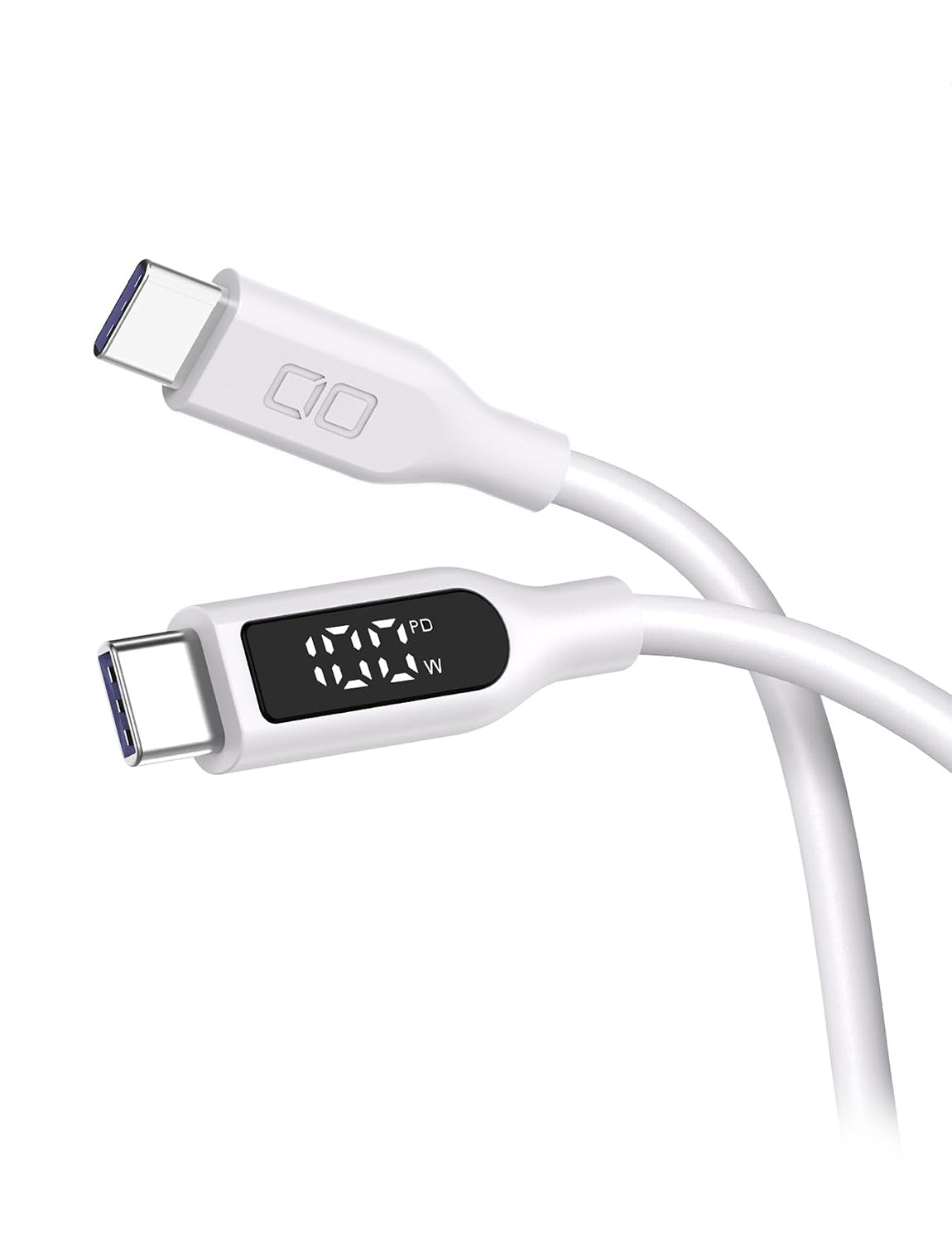 CIO ディスプレイ表示付き シリコンケーブル CtoC 1m/2m ブラック CIO-SL-SC-CC