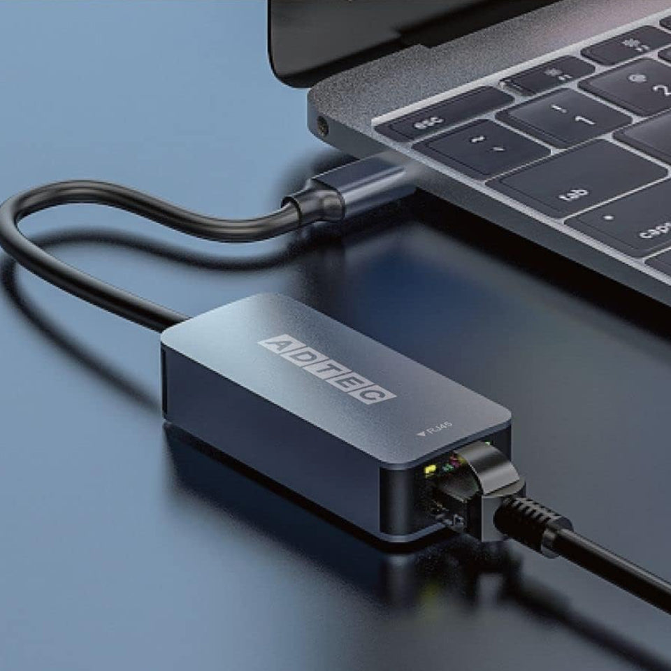アドテック 2.5Gbps USB-C/RJ45 イーサーネットアダプタ【AUCL-V025G-U31】