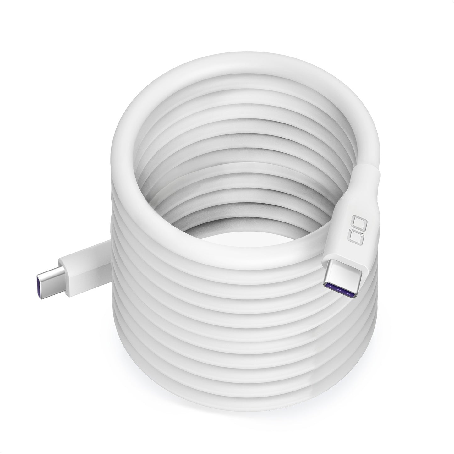 CIO スパイラルシリコンケーブル CtoC 2m PD 240W CIO-SLSC30000-CC2