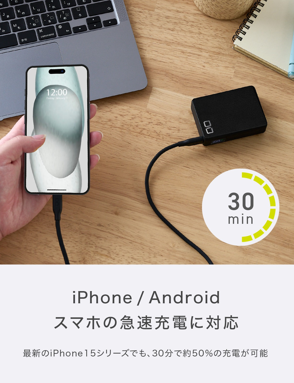 CIO 最大30W入出力 コンパクト 10000mAh モバイルバッテリー SMARTCOBY Pro 30W2C
