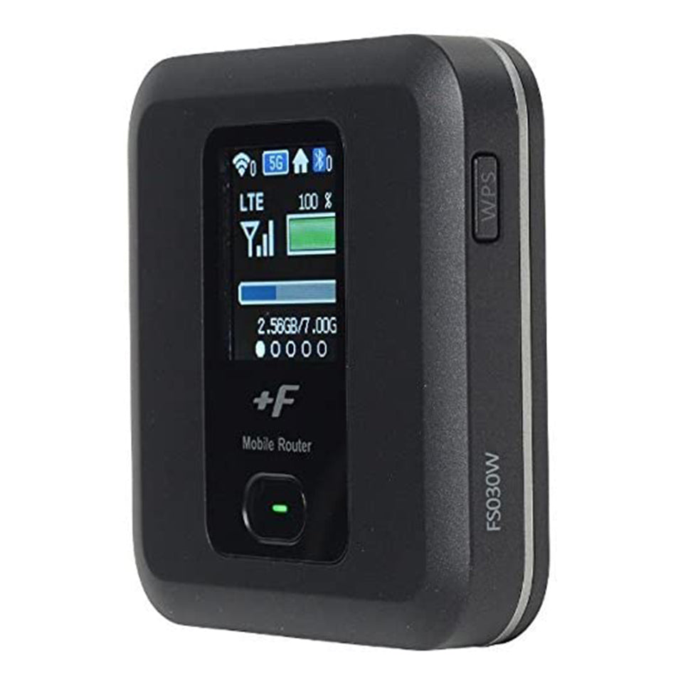 モバイルルーター +F FS030W 富士ソフト (マットブラック) 新品 FS030WMB1 ポケットWi-Fi
