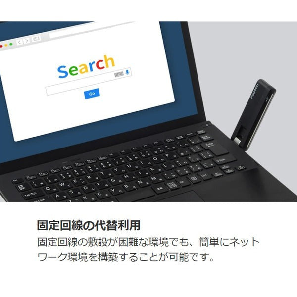 【 RAS/NDIS モード】 +F FS040U LTE対応 富士ソフト SIMフリーUSBドングル FSM04UJ-B02(対応SIM形状:microSIM)