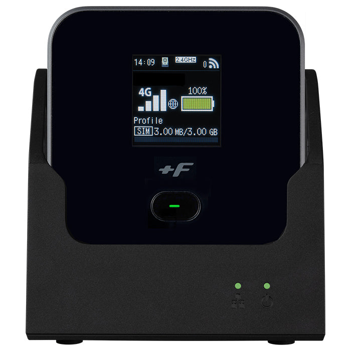 モバイルルーター +F FS045W 充電/LANステーション(+F FS050W/+F FS045W対応クレードル)セット 富士ソフト 新品