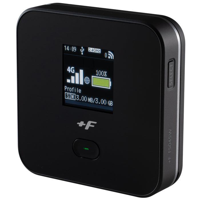 モバイルルーター +F FS045W 富士ソフト 新品 FS045WMB1 ポケットWi-Fi