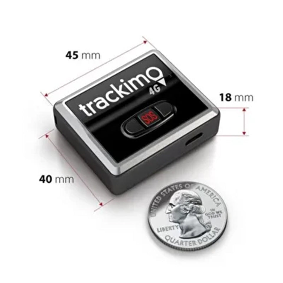 【特典付き】トラッキモユニバーサル Trackimo Universal 4Gモデル GPSトラッカー 発信機 TRKM010-W【1年分の通信費込み】