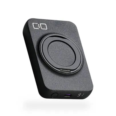 CIO SMARTCOBY Ex02 Wireless Charger(Magnet & Watch) plus Stand  モバイルバッテリー Qi対応 MagSafe マグネット吸着 ケーブル内蔵 薄型5000mAh USB-C 最大20W出力 CIO-MB20W1C-5000-EX02