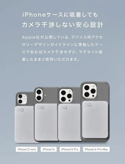 CIO SMARTCOBY SLIM 5K モバイルバッテリー （ハイパフォーマンスモデル）極薄幅8.7mm Qi2 MagSafe対応 5000mAh CIO-MB20W1C-5K-WL15