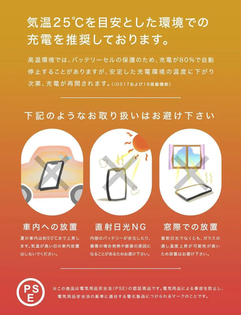 CIO SMARTCOBY SLIM 5K モバイルバッテリー （ハイパフォーマンスモデル）極薄幅8.7mm Qi2 MagSafe対応 5000mAh CIO-MB20W1C-5K-WL15