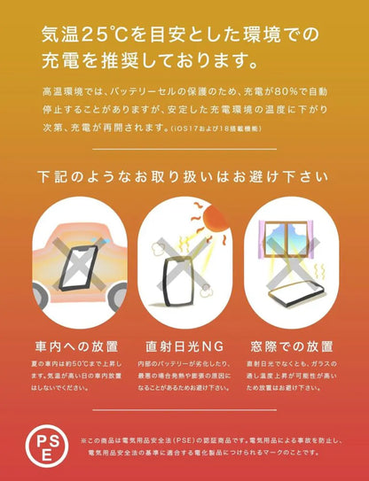 CIO SMARTCOBY SLIM 5K モバイルバッテリー （ハイパフォーマンスモデル）極薄幅8.7mm Qi2 MagSafe対応 5000mAh CIO-MB20W1C-5K-WL15