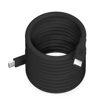 CIO スパイラルシリコンケーブル CtoC 2m PD 240W CIO-SLSC30000-CC2