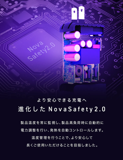 CIO NovaPort QUAD II 67W PD急速充電器 4ポート USB-C×3 + USB-A×1 CIO-G65W3C1A-N iPhone16対応 スマホ iPad Android iPhone Pro Max ノートPC Macbook、Windows PC Switch 急速充電