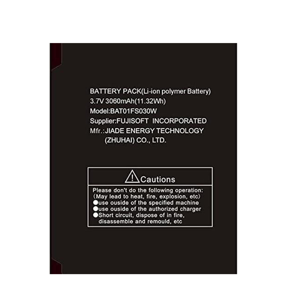富士ソフト BAT01FS030W FS030W専用電池パック
