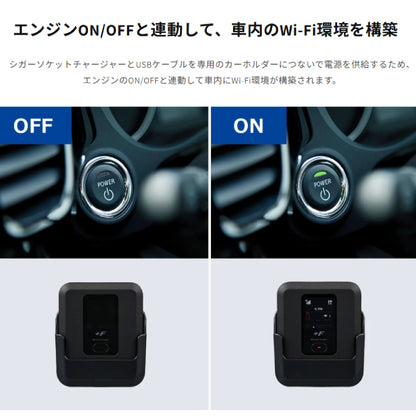 +F FS040W 専用カー・キット 富士ソフト【FS040W専用 カー・キット単体】