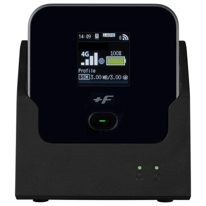 モバイルルーター +F FS045W 充電/LANステーション（+F FS050W/+F FS045W対応クレードル）セット 富士ソフト 新品