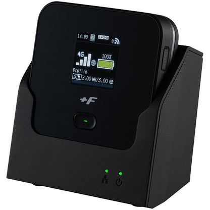 モバイルルーター +F FS045W 充電/LANステーション（+F FS050W/+F FS045W対応クレードル）セット 富士ソフト 新品