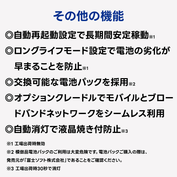 モバイルルーター +F FS030W クレードルセット 富士ソフト FS030WMB1