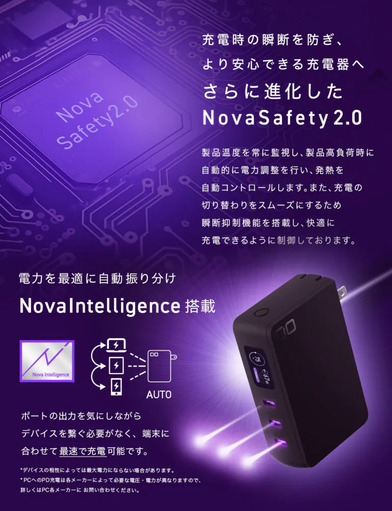CIO  SMARTCOBY Pro PLUGⅡ67W3C モバイルバッテリー コンセント一体型 急速充電器 10000mAh USB-C×3 CIO-MB67W3C-10K-P2