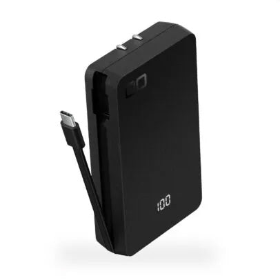 CIO SMARTCOBY Ex03 SLIM PLUG & CABLE モバイルバッテリー 3in1 8000mAh USB-C 最大30W出力 CIO-MB30W2C-8K-EX03